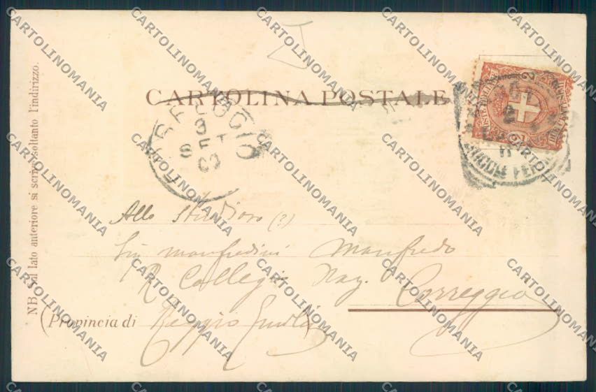 Ancona città Gruss cartolina MQ0696 – retro