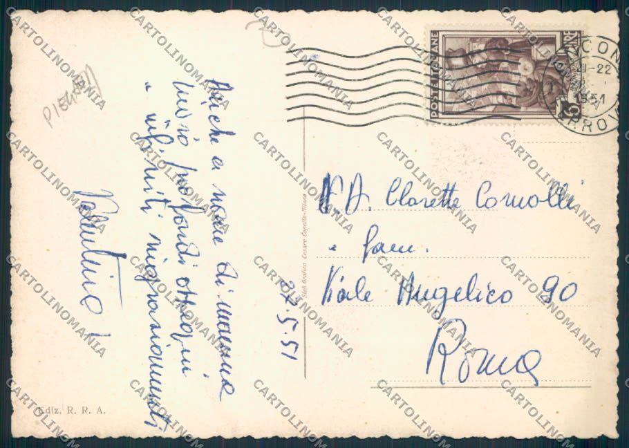 Ancona città PIEGATA FG cartolina MQ0728 – retro
