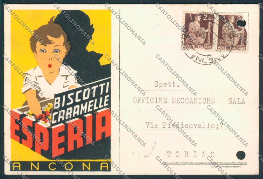Ancona Biscotti Esperia FORI FG cartolina MQ0735 – fronte