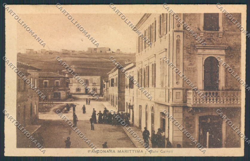 Ancona Falconara cartolina MQ0809 – fronte