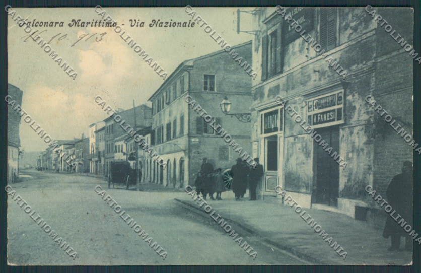 Ancona Falconara PIEGHINA cartolina MQ0826 – fronte