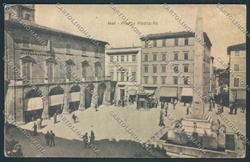 Ancona Jesi PIEGHINE cartolina MQ0854 – fronte