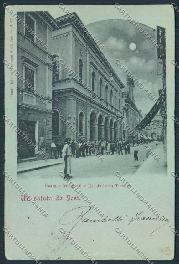 Ancona Jesi Poste STRAPPINI cartolina MQ0873 – fronte