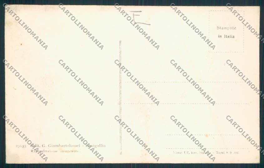 Ancona Senigallia cartolina MQ0910 – retro