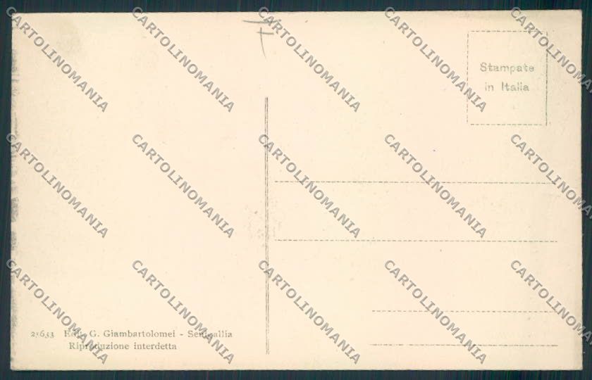 Ancona Senigallia cartolina MQ0913 – retro