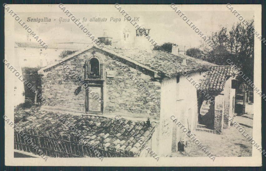 Ancona Senigallia Papa Pio IX cartolina MQ0923 – fronte