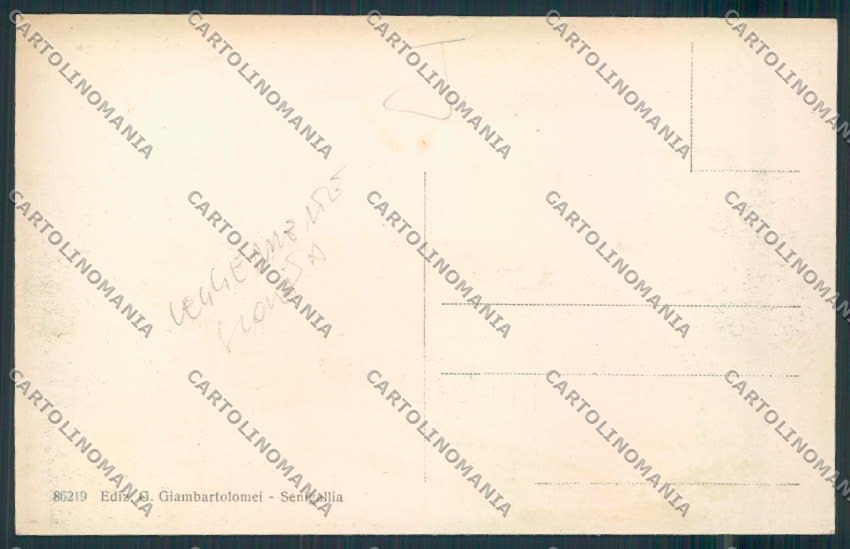 Ancona Senigallia appena SCOLLATA cartolina MQ0929 – retro