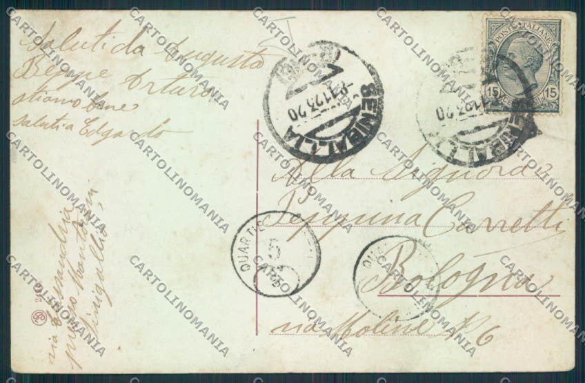 Ancona Senigallia Papa Pio IX cartolina MQ0930 – retro