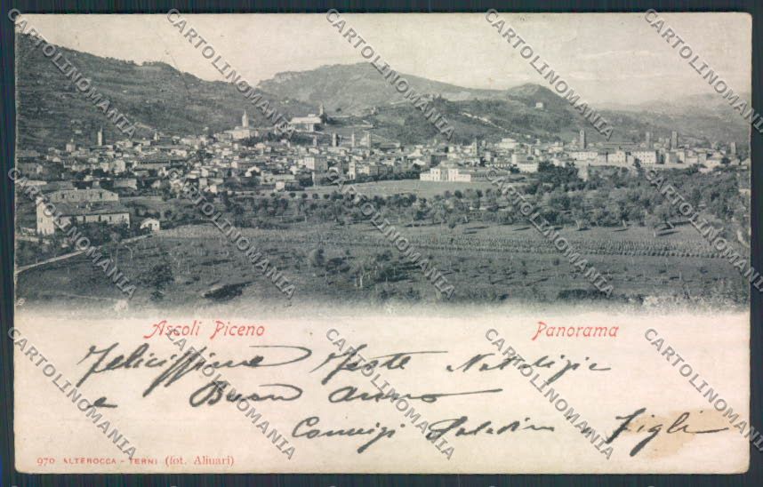 Ascoli Piceno città Alterocca cartolina MQ0948 – fronte