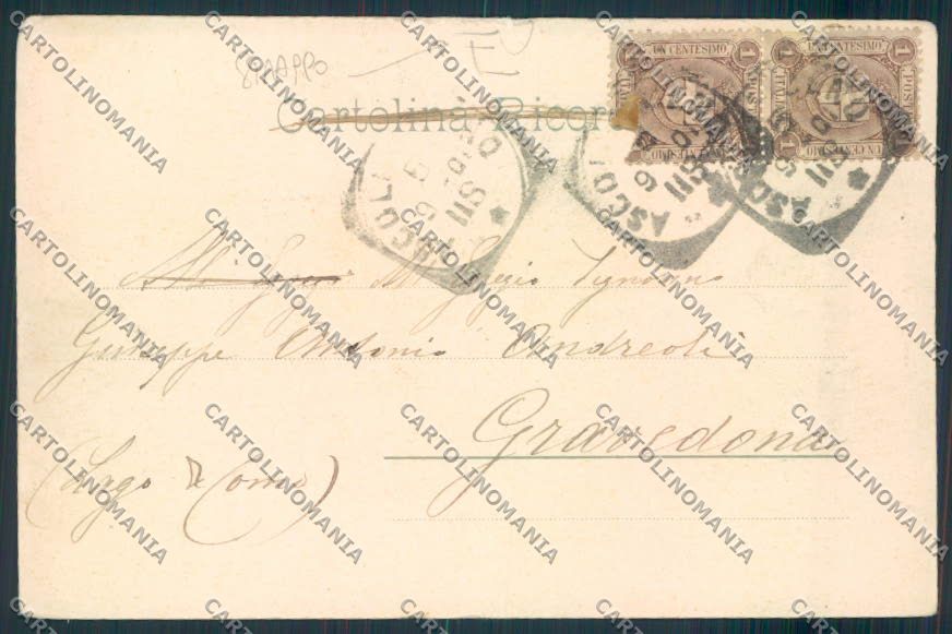 Ascoli Piceno città STRAPPINO cartolina MQ0949 – retro