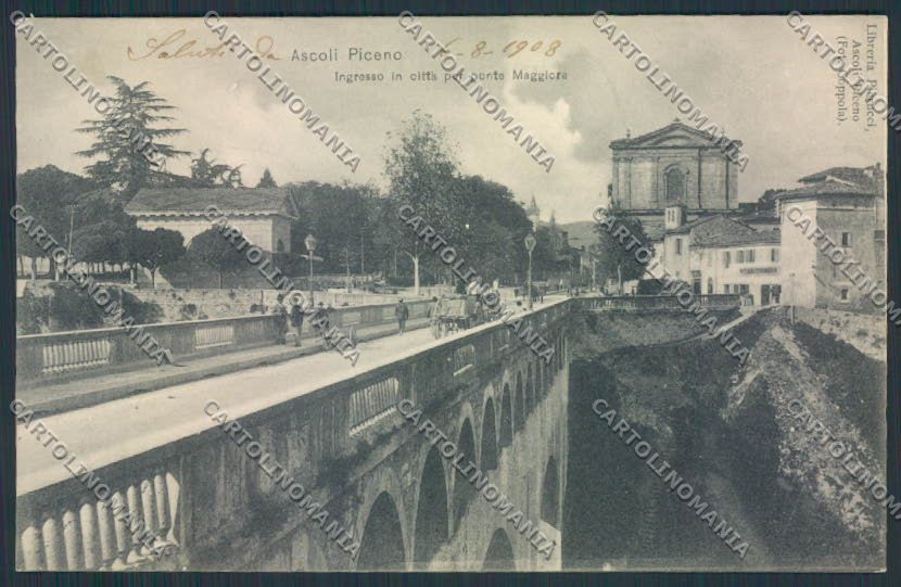 Ascoli Piceno città cartolina MQ0963 – fronte