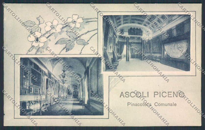 Ascoli Piceno città Pinacoteca cartolina MQ0970 – fronte