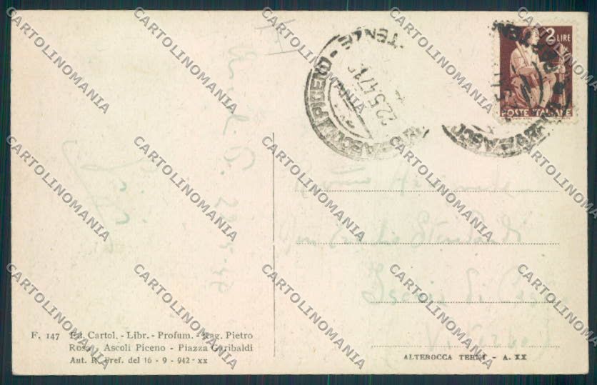 Ascoli Piceno città cartolina MQ0977 – retro