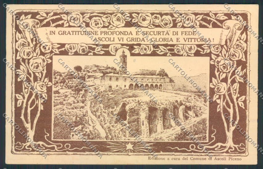 Ascoli Piceno città cartolina MQ0979 – fronte