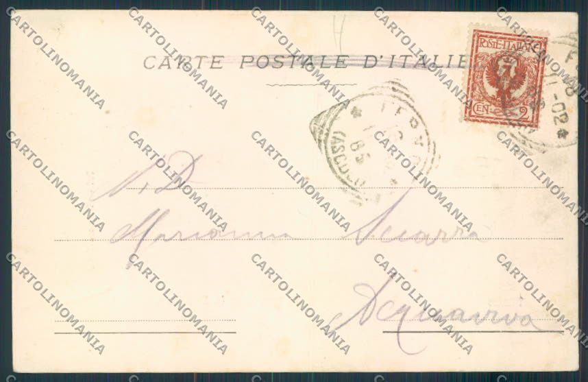 Ascoli Piceno Fermo Alterocca cartolina MQ1040 – retro