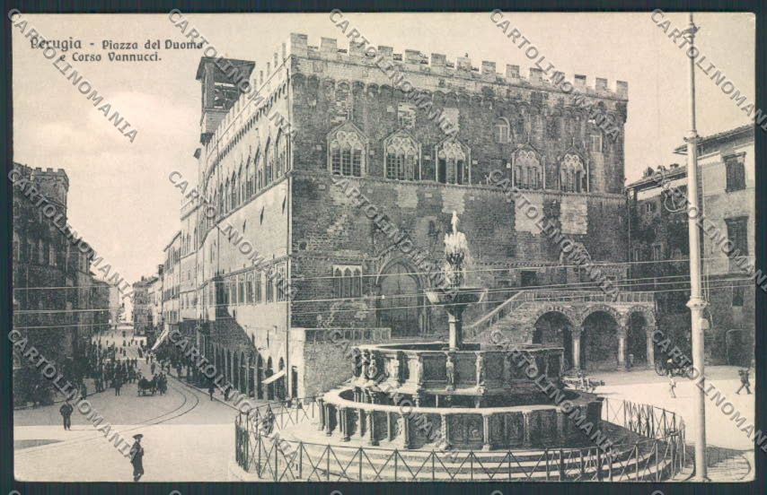 Perugia Città cartolina MQ1110 – fronte