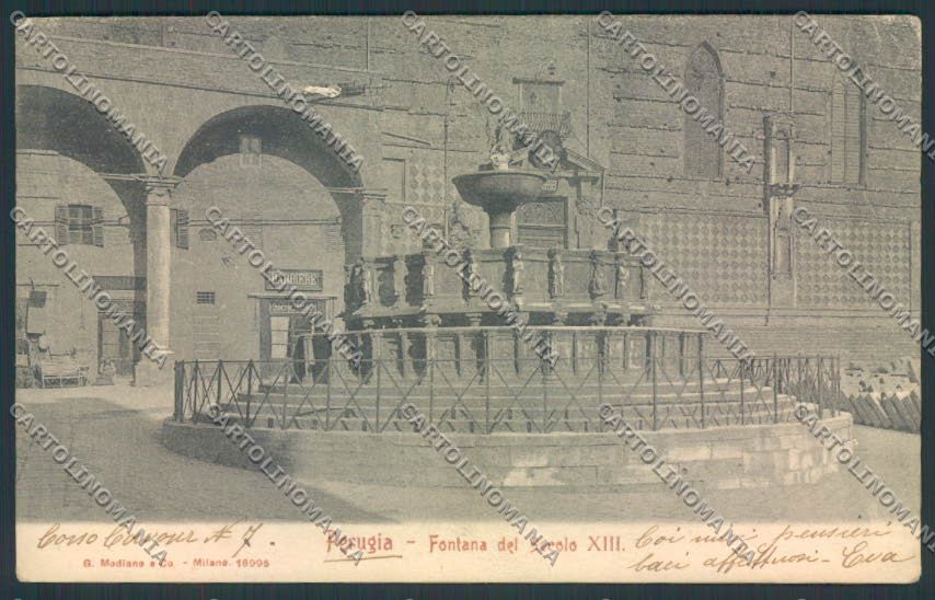 Perugia Città cartolina MQ1121 – fronte