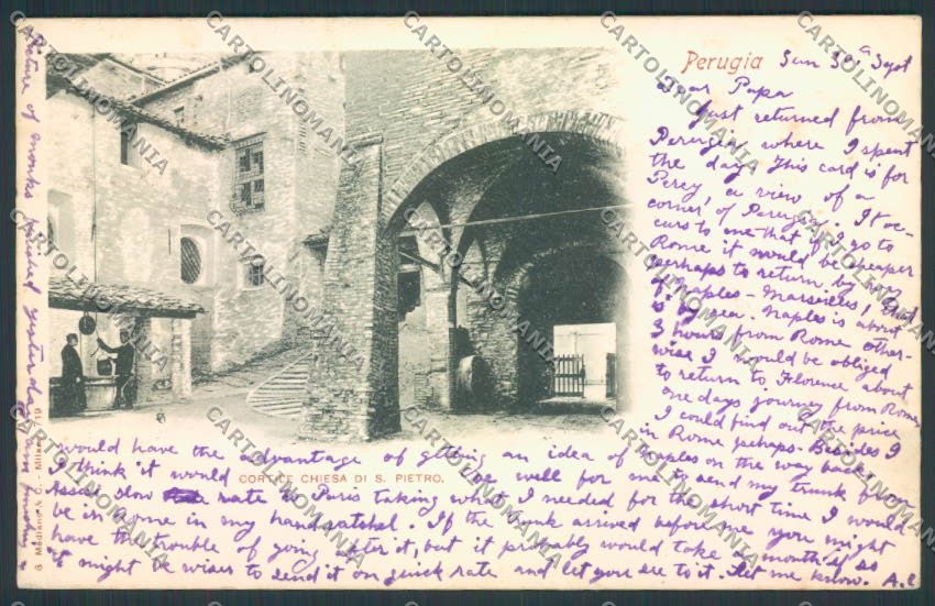Perugia Città cartolina MQ1123 – fronte