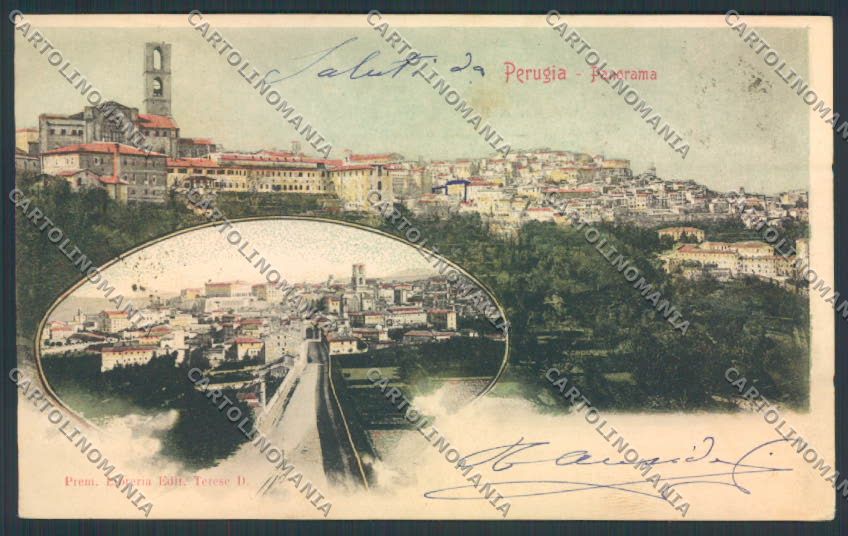 Perugia Città cartolina MQ1132 – fronte