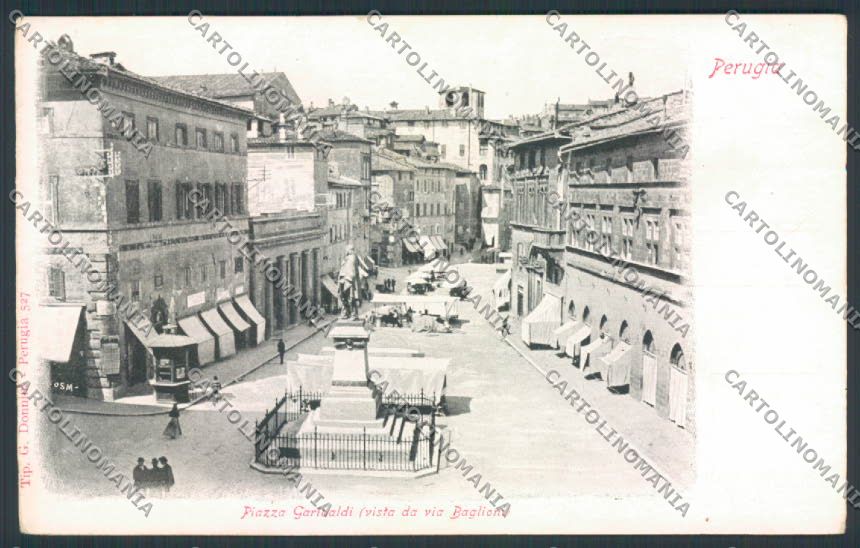 Perugia Città Garibaldi cartolina MQ1133 – fronte