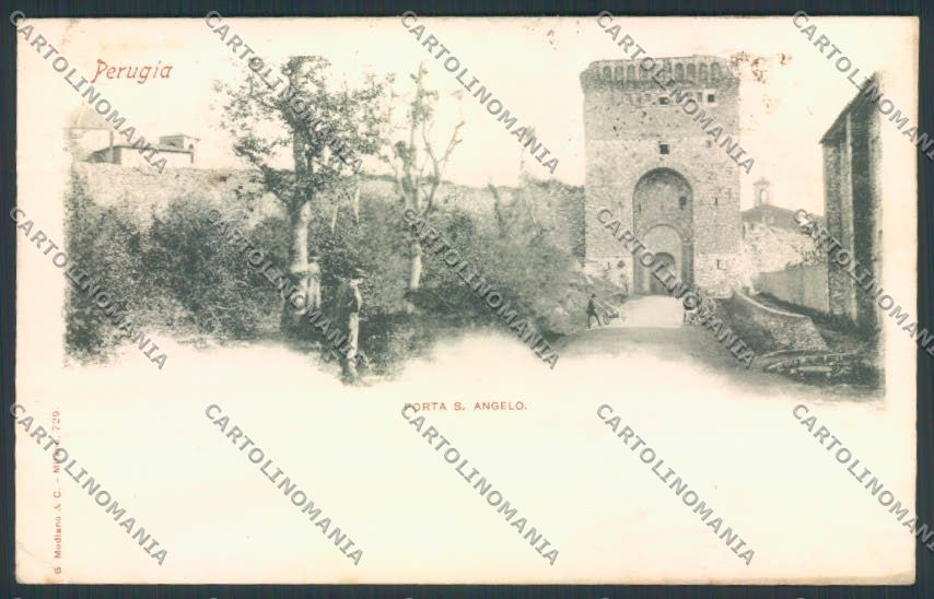 Perugia Città PIEGHINA cartolina MQ1148 – fronte