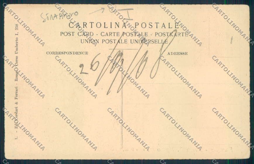 Perugia Città STRAPPINO cartolina MQ1153 – retro