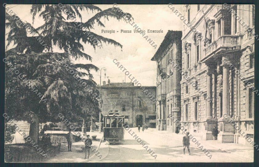 Perugia Città Tram cartolina MQ1156 – fronte