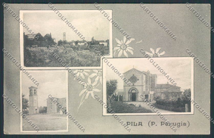 Perugia Pila cartolina MQ1163 – fronte