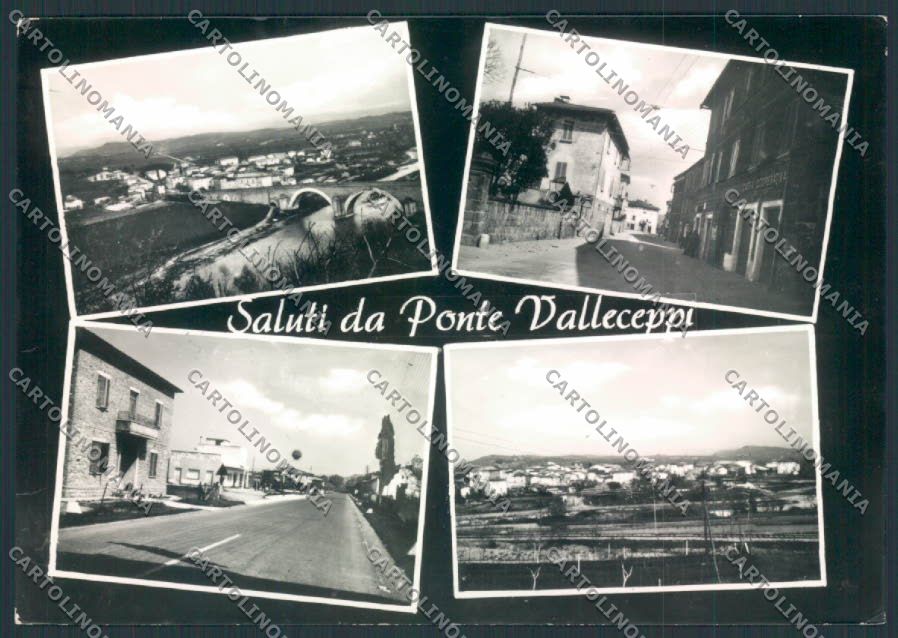 Perugia Ponte Valleceppi Saluti da Foto FG cartolina MQ1180 – fronte