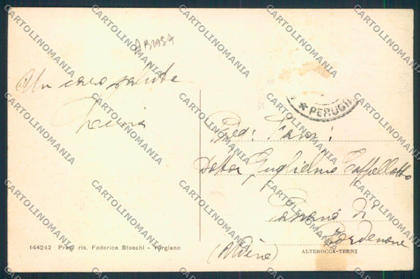 Perugia Torgiano ABRASA cartolina MQ1263 – retro