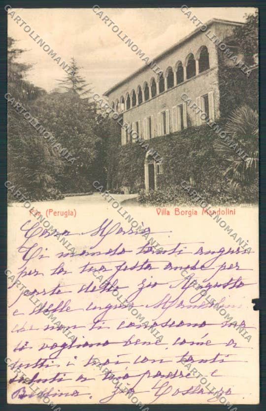 Perugia Pila ABRASA cartolina MQ1271 – fronte
