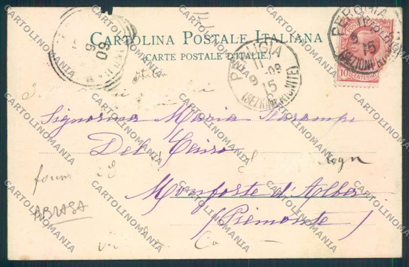 Perugia Pila ABRASA cartolina MQ1271 – retro