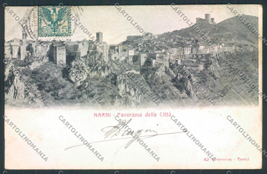 Terni Narni cartolina MQ1277 – fronte