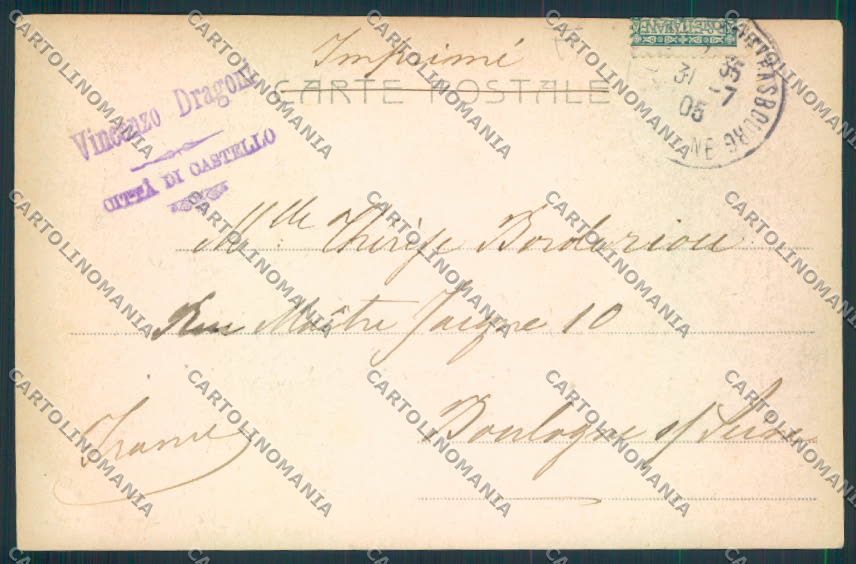 Terni Narni cartolina MQ1277 – retro