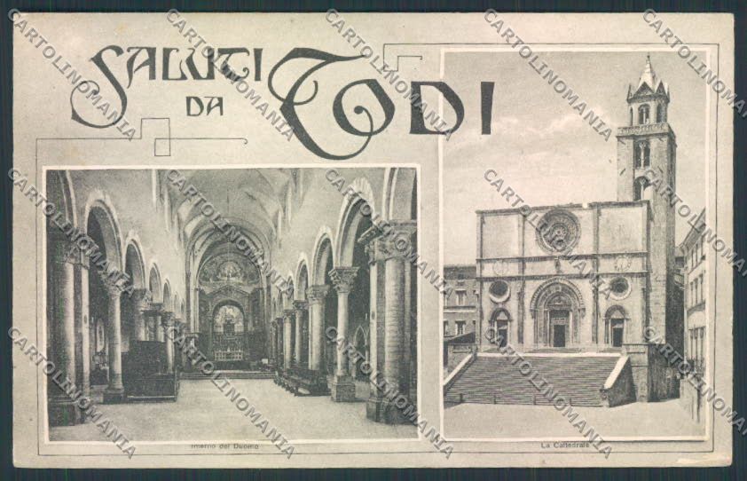 Perugia Todi Saluti da cartolina MQ1287 – fronte