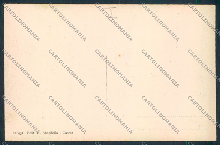Perugia Cascia Saluti da cartolina MQ1291 – retro