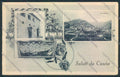 Perugia Cascia Saluti da PIEGHINE cartolina MQ1304 – fronte