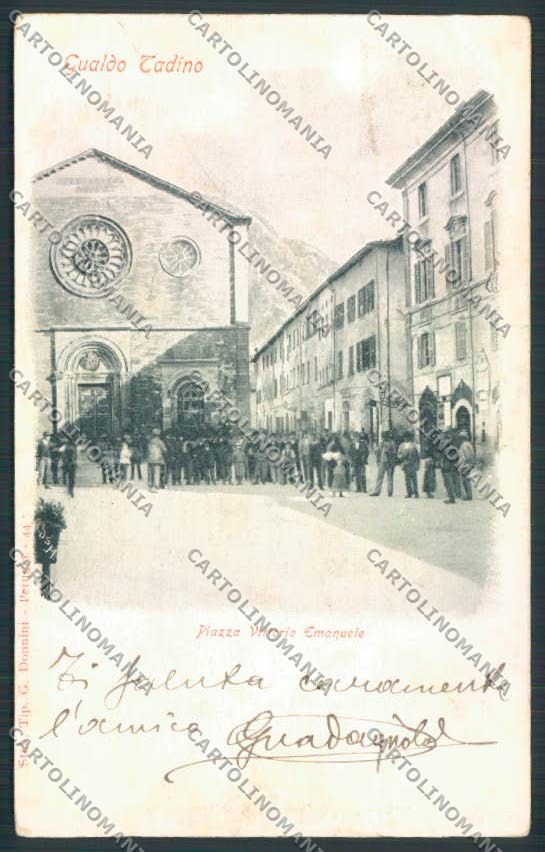 Perugia Gualdo Tadino cartolina MQ1307 – fronte