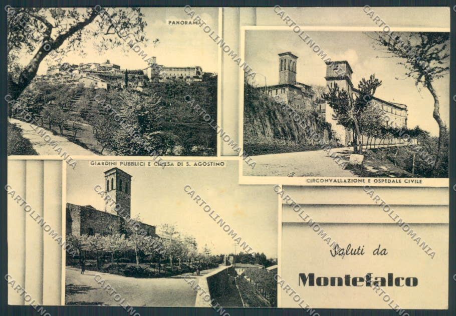 Perugia Montefalco FG cartolina MQ1349 – fronte