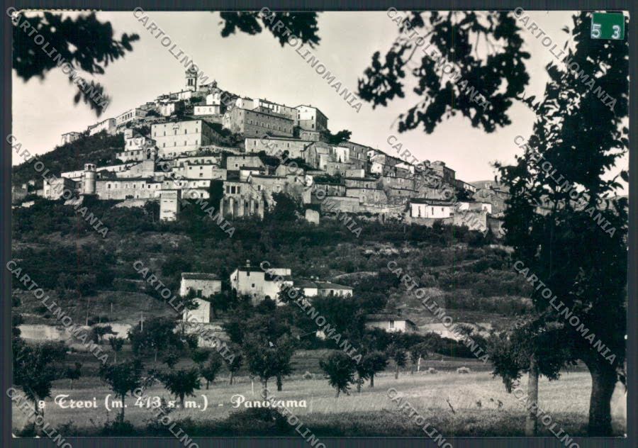 Perugia Trevi ADESIVO Foto FG cartolina MQ1357 – fronte