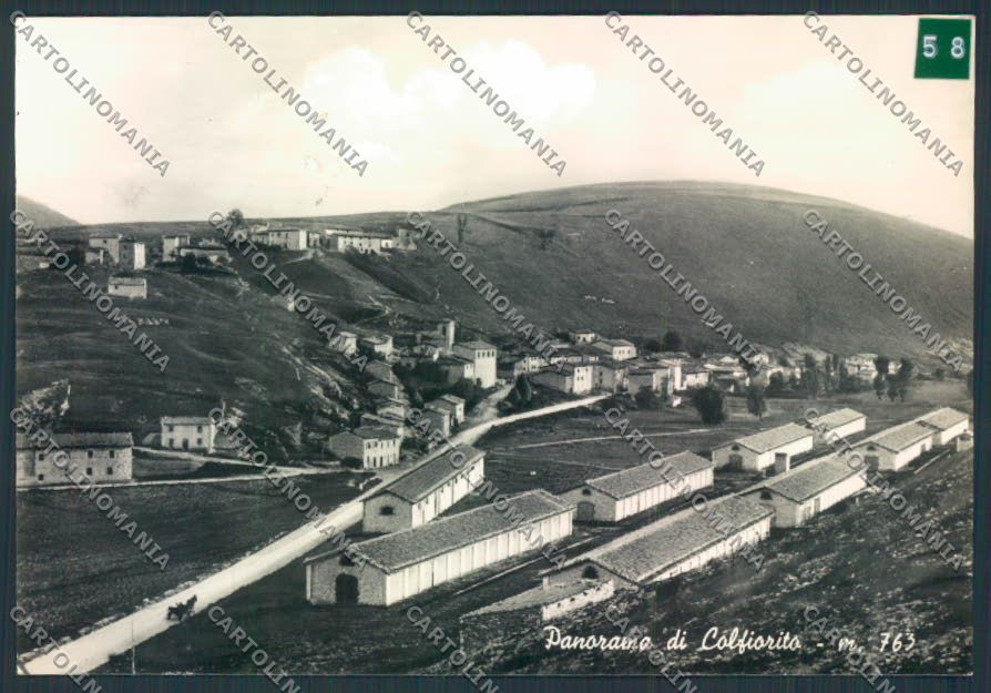 Perugia Colfiorito ADESIVO Foto FG cartolina MQ1360 – fronte