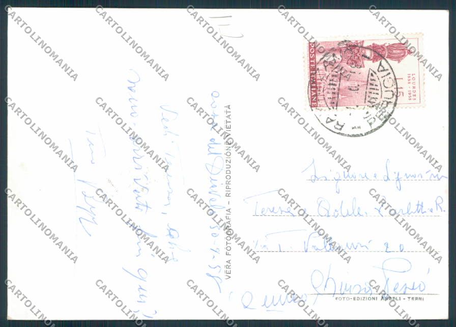 Perugia Casa Diavolo Corriera Foto FG cartolina MQ1361 – retro