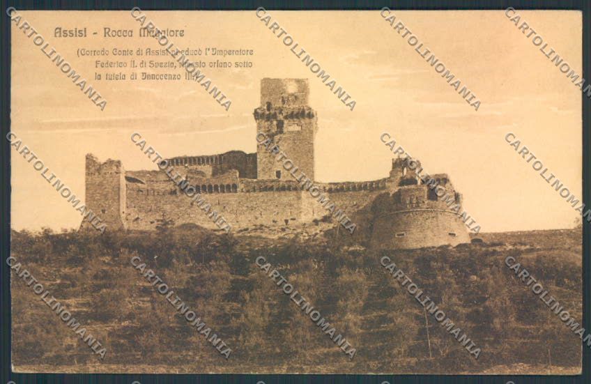 Perugia Assisi cartolina MQ1371 – fronte