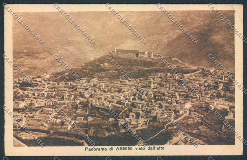 Perugia Assisi cartolina MQ1372 – fronte