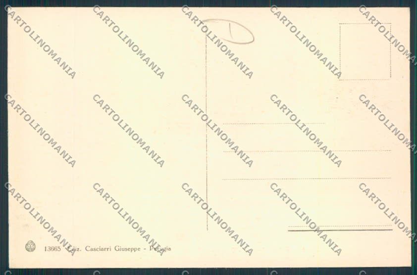 Perugia Assisi cartolina MQ1384 – retro