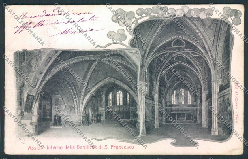 Perugia Assisi cartolina MQ1385 – fronte