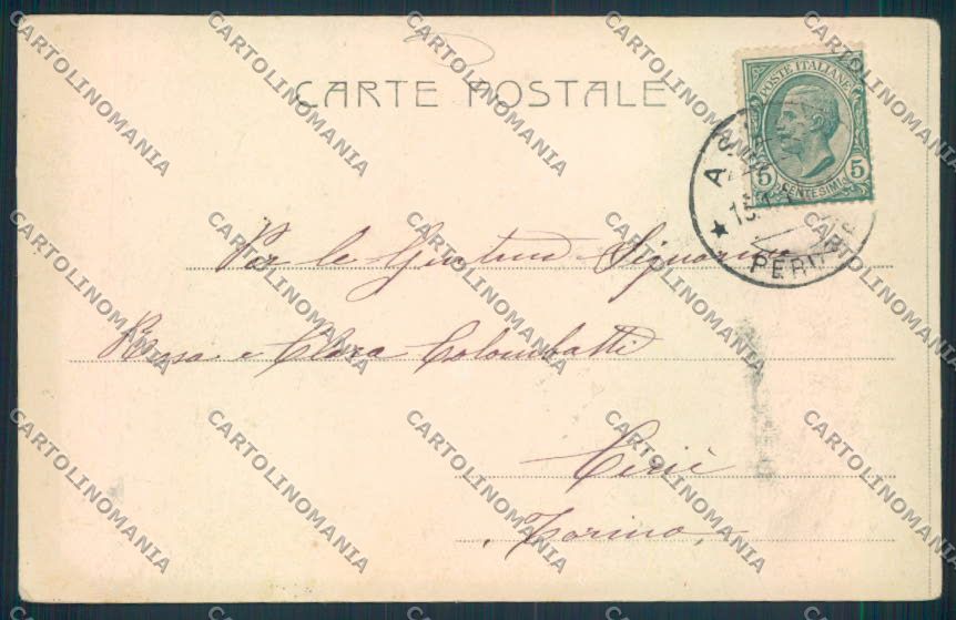 Perugia Assisi cartolina MQ1385 – retro