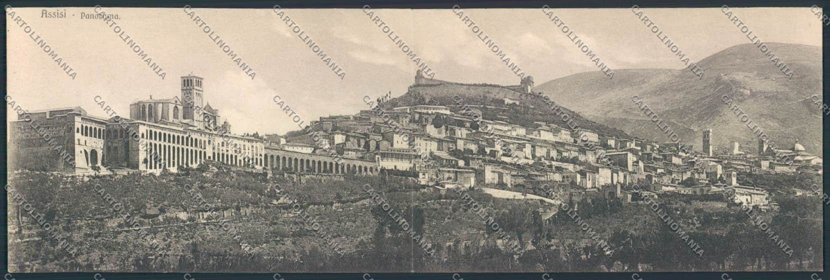 Perugia Assisi Doppia cartolina MQ1394 – fronte