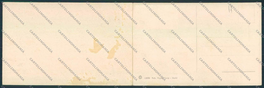 Perugia Assisi Doppia cartolina MQ1394 – retro