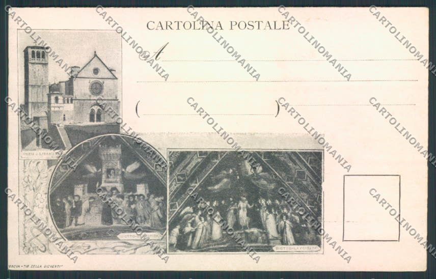 Perugia Assisi cartolina MQ1395 – fronte